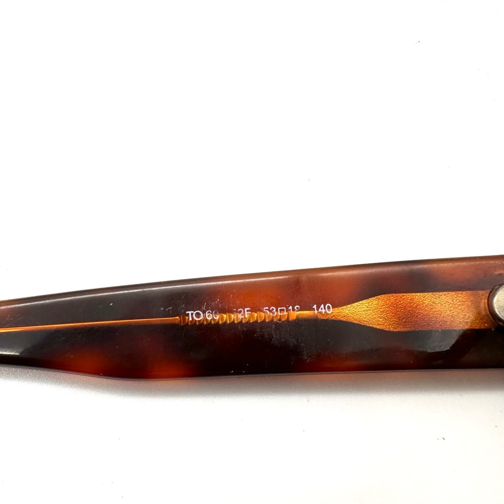 Unisex Tod's TO60 2f Dark Havana Round Frame Sunglasses Made In Italy - Picture 7 of 8